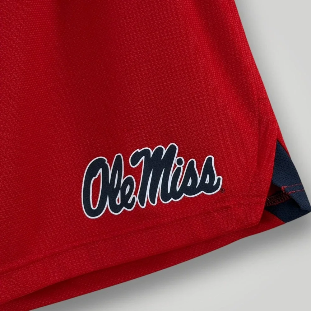 Nike Ole Miss Rebels Shorts Mens 3XL Red Dri-FIT Basketball Athletic NCAA